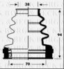 BORG & BECK BCB2807 Bellow, driveshaft